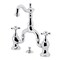 Kingston Brass Bridge Bathroom Faucet with Brass Pop-Up, Polished Chrome KS7971AX - alternate 1